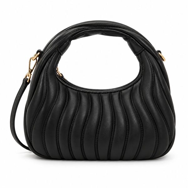 Ondine Mini Hobo Bag – Black