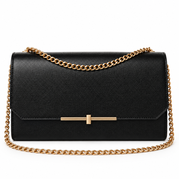 Soline Chain Bag – Black